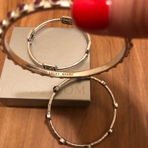 Lucky Brand 3-piece bangle set